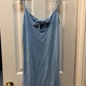 Forever 21 light blue body con mini dress